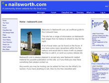 Tablet Screenshot of nailsworth.com